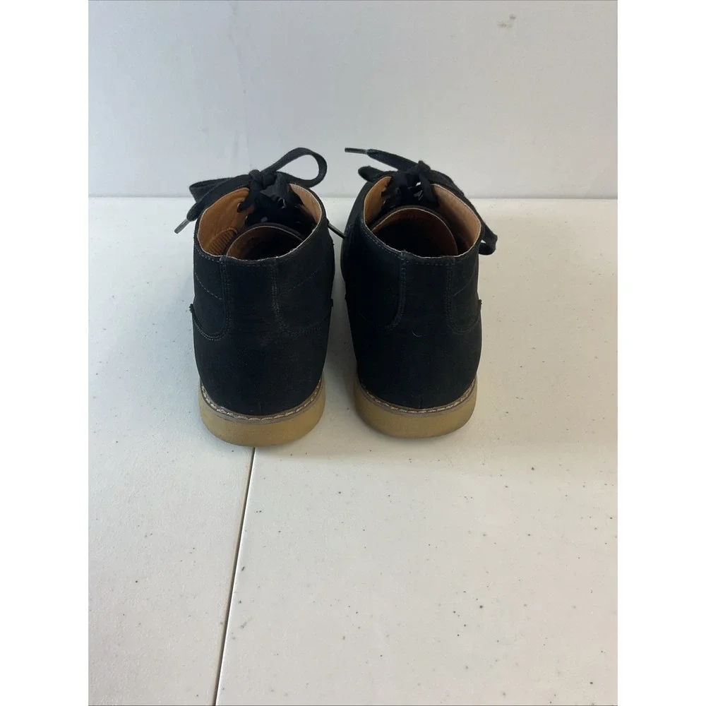 Perry Ellis Portfolio Men's Size 12 Black Suede‎ Chukka Ankle Boots Lace Up